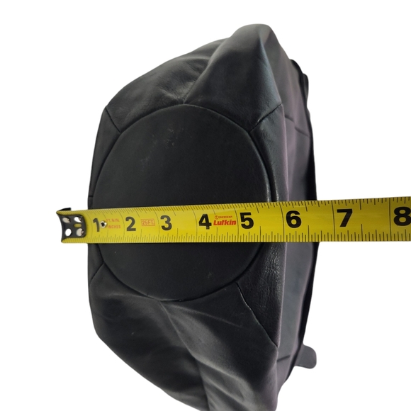 Renato Angi Venezia leather black shoulder bag - Picture 7 of 15